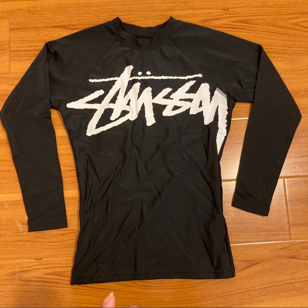 Stussy Women’s Swim Rashguard, Black